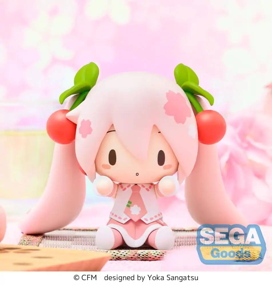 Character Vocal Series 01: Hatsune Miku Fuwa Petit Chibi figura Sakura Miku 8 cm  termékfotó