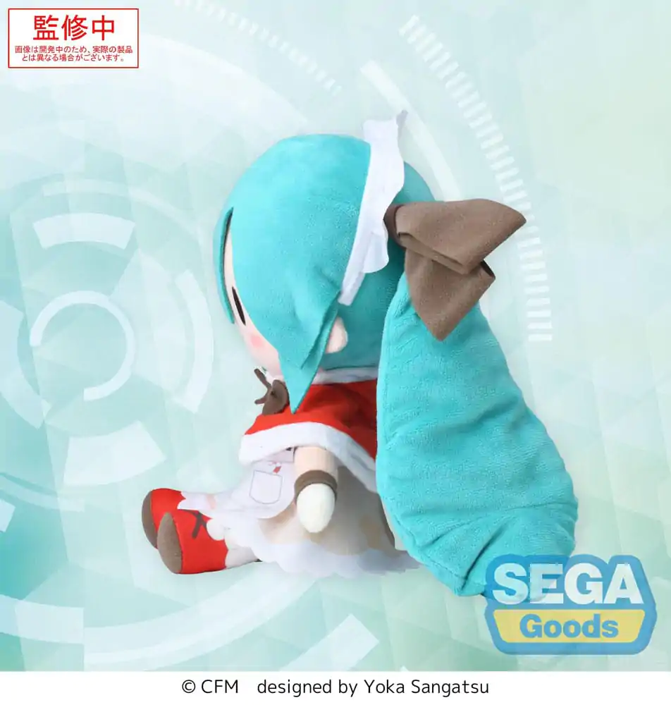 Character Vocal Series 01: Hatsune Miku Fuwa Petit Hatsune Miku Christmas 2025 M plüss figura 22 cm termékfotó