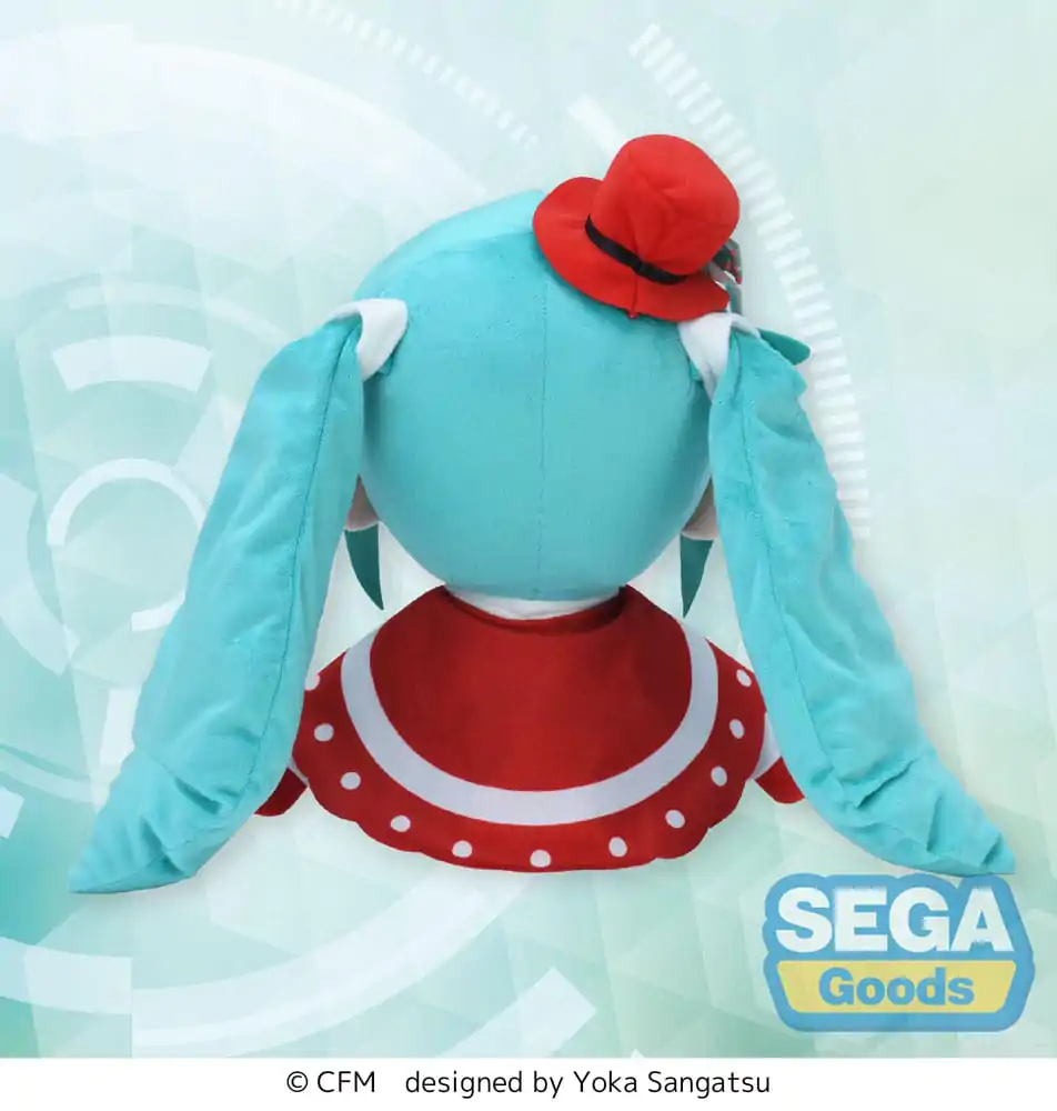 Character Vocal Series 01: Hatsune Miku Fuwa Petit Hatsune Miku Christmas LL plüss figura 35 cm termékfotó