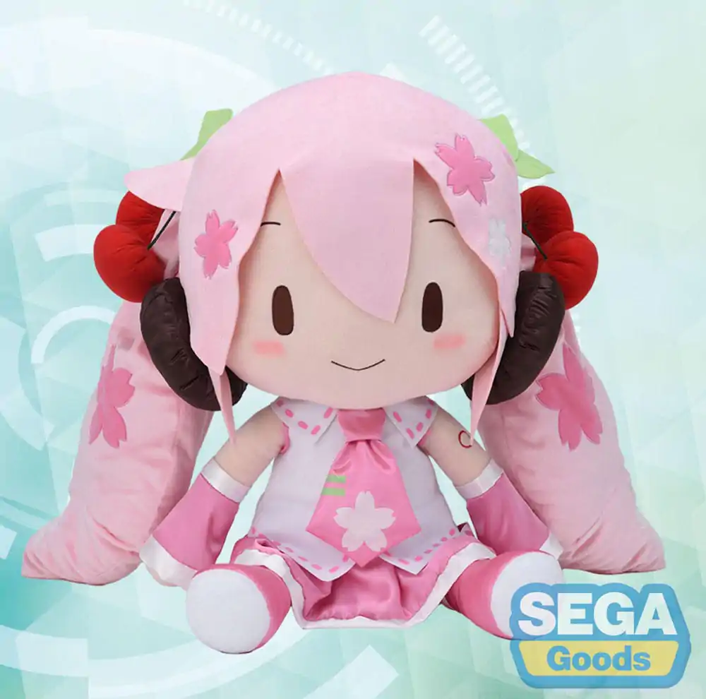 Character Vocal Series 01: Hatsune Miku Fuwa Petit Sakura Miku Dodeka Jumbo plüss figura 50 cm termékfotó