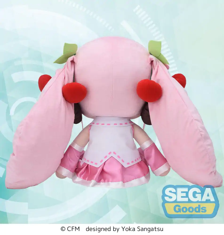 Character Vocal Series 01: Hatsune Miku Fuwa Petit Sakura Miku Dodeka Jumbo plüss figura 50 cm termékfotó