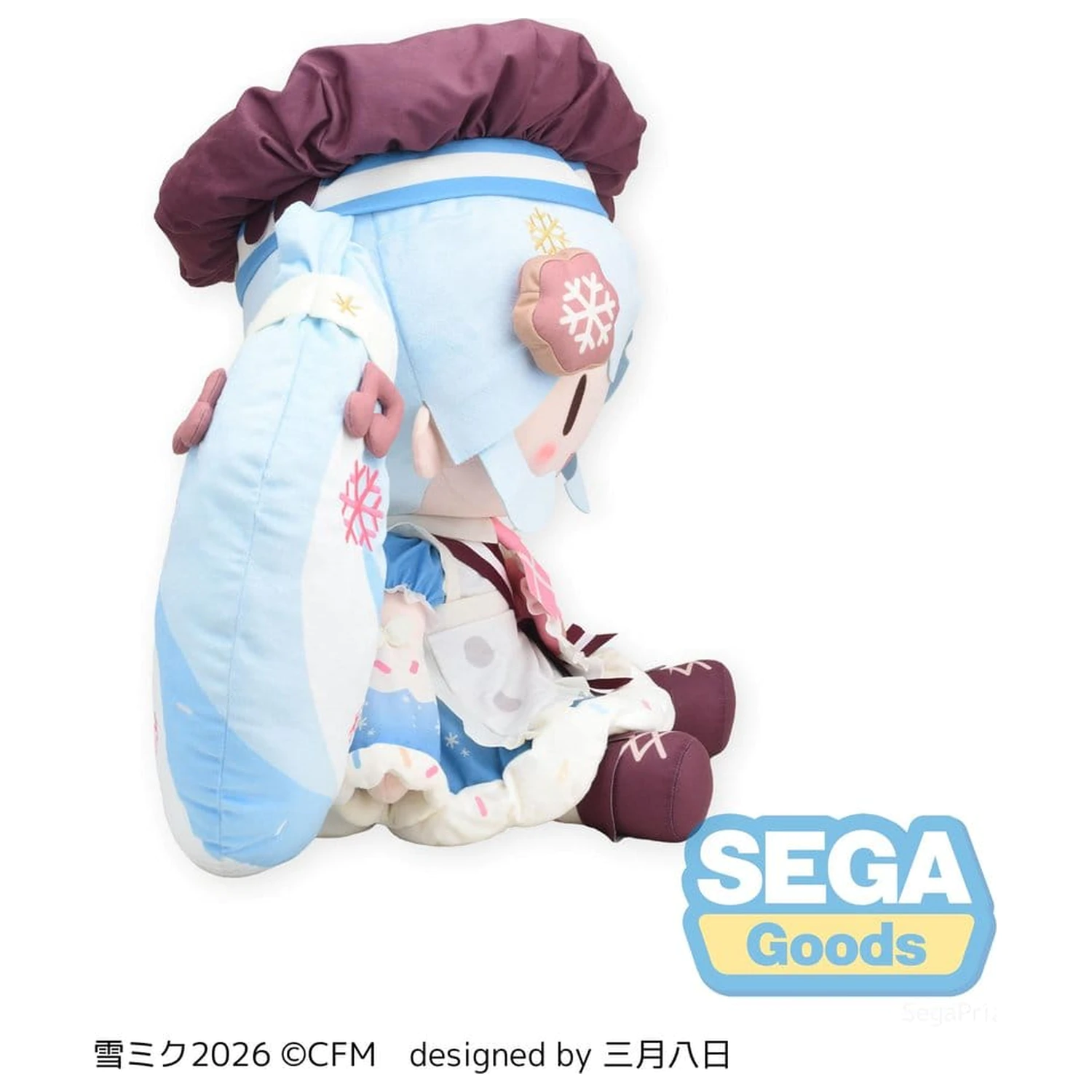 Character Vocal Series 01: Hatsune Miku Fuwa Petit Snow Miku 2026 Dodeka Jumbo plüss figura 50 cm   termékfotó