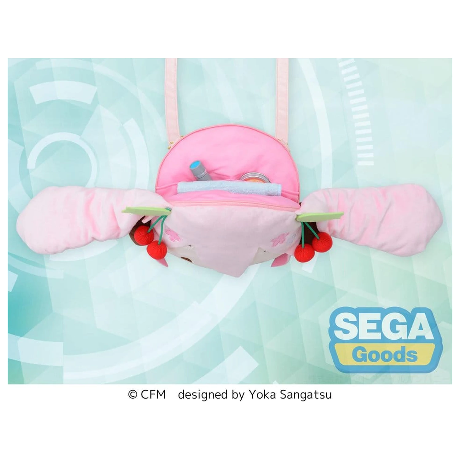 Character Vocal Series 01: Hatsune Miku fuwa petit válltáska Sakura Miku Face (M) termékfotó