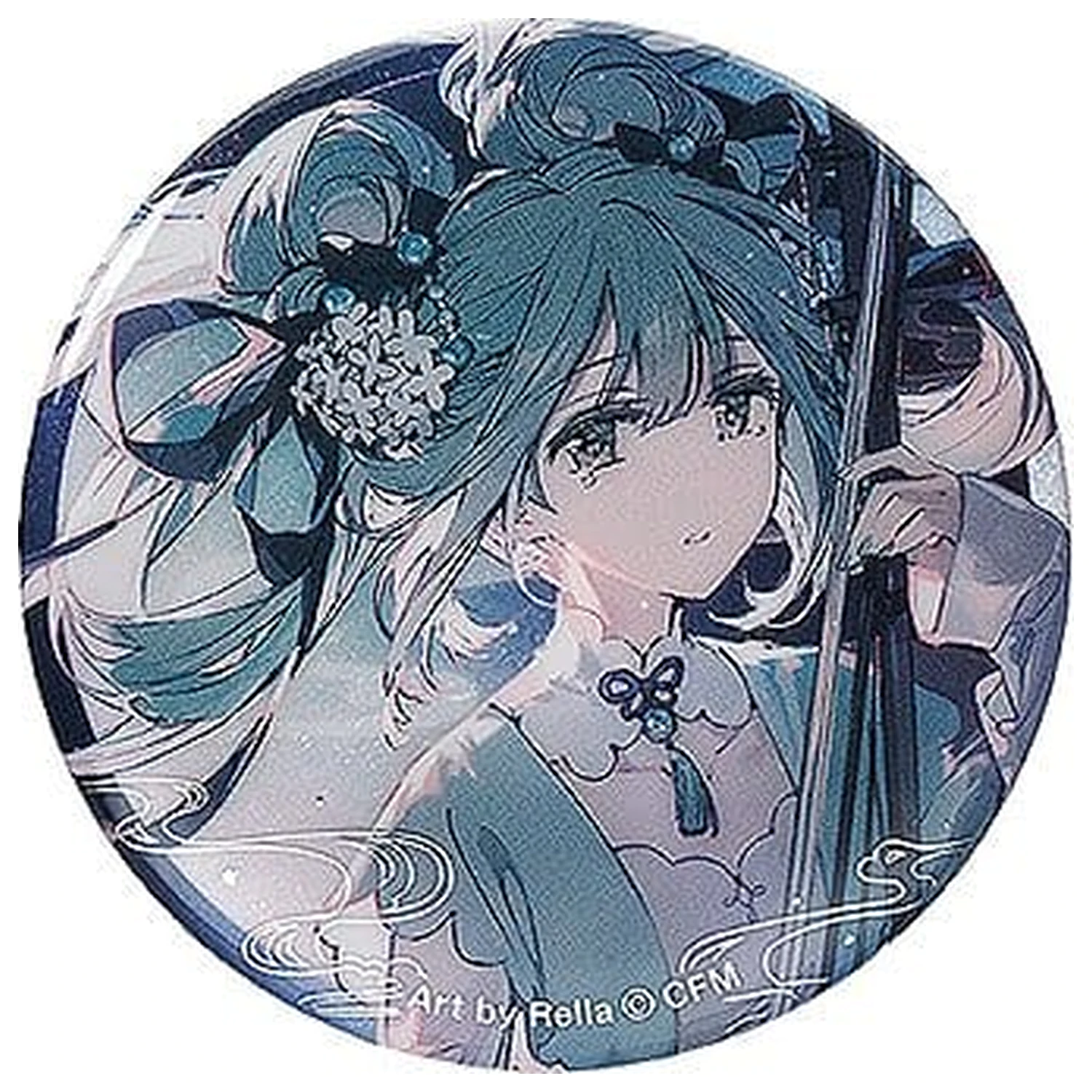 Character Vocal Series 01: Hatsune Miku Hatsune Miku Han Gong Qiu Yue Ver. kitűző 6 cm termékfotó