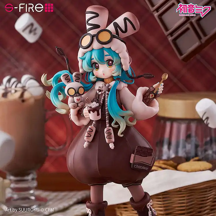 Character Vocal Series 01: Hatsune Miku Hatsune Miku Marshmallow Hot Cocoa PVC szobor figura 22 cm termékfotó