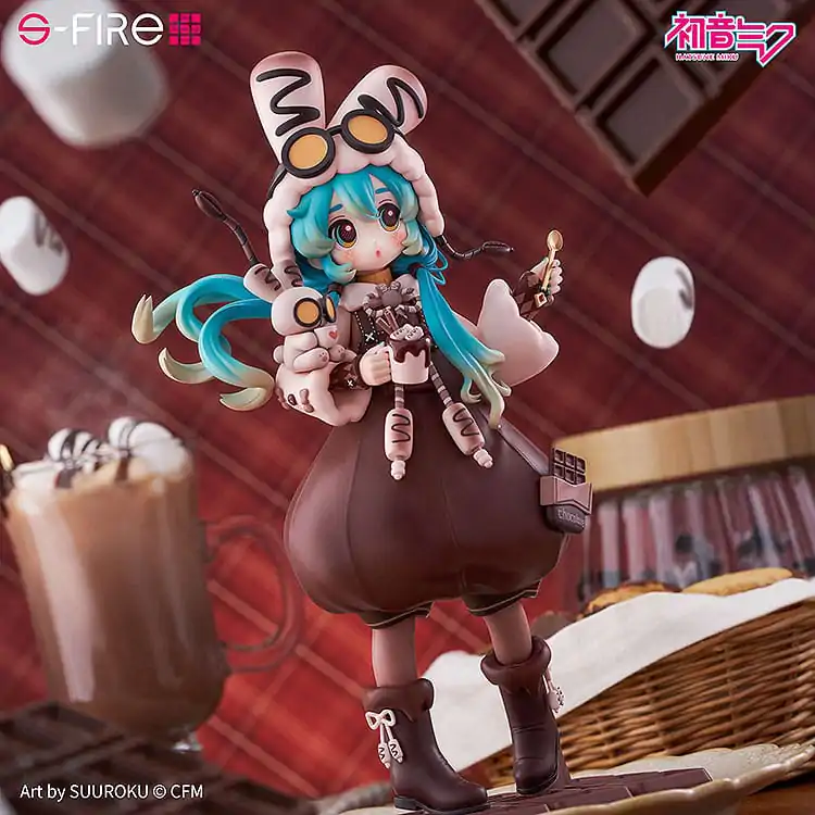 Character Vocal Series 01: Hatsune Miku Hatsune Miku Marshmallow Hot Cocoa PVC szobor figura 22 cm termékfotó