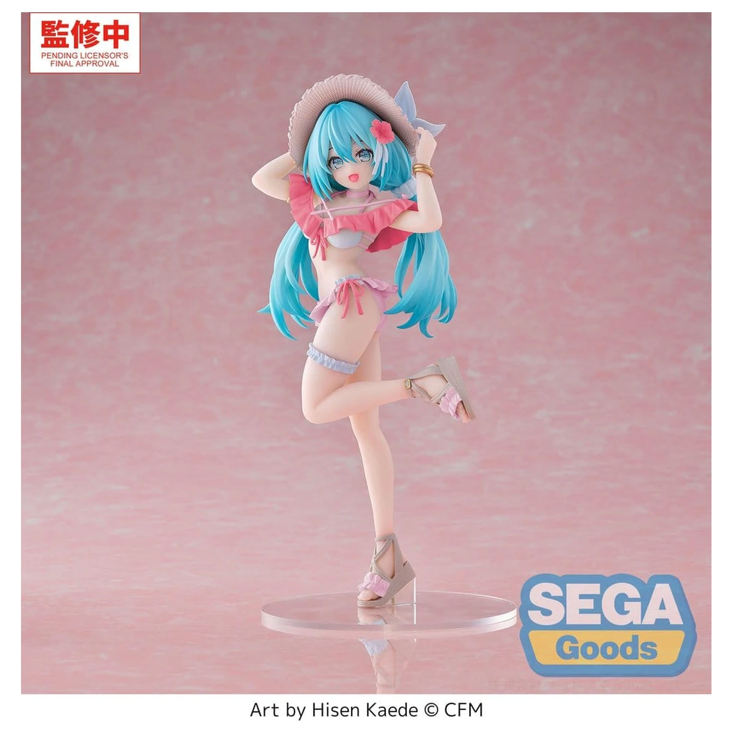 Character Vocal Series 01: Hatsune Miku Luminasta Conceptual Series Vol.1 Tropical Ver. PVC figura 21 cm termékfotó