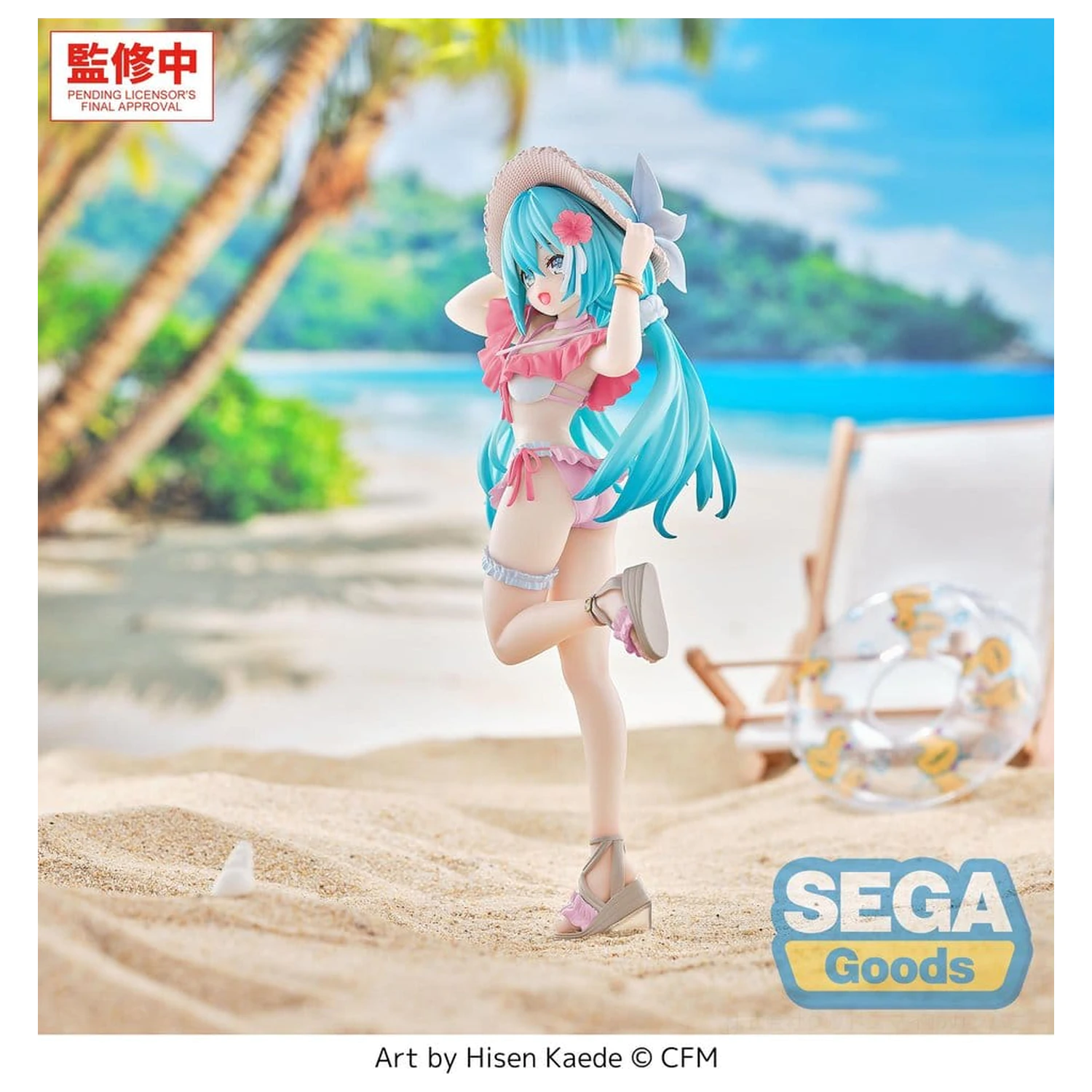 Character Vocal Series 01: Hatsune Miku Luminasta Conceptual Series Vol.1 Tropical Ver. PVC figura 21 cm termékfotó