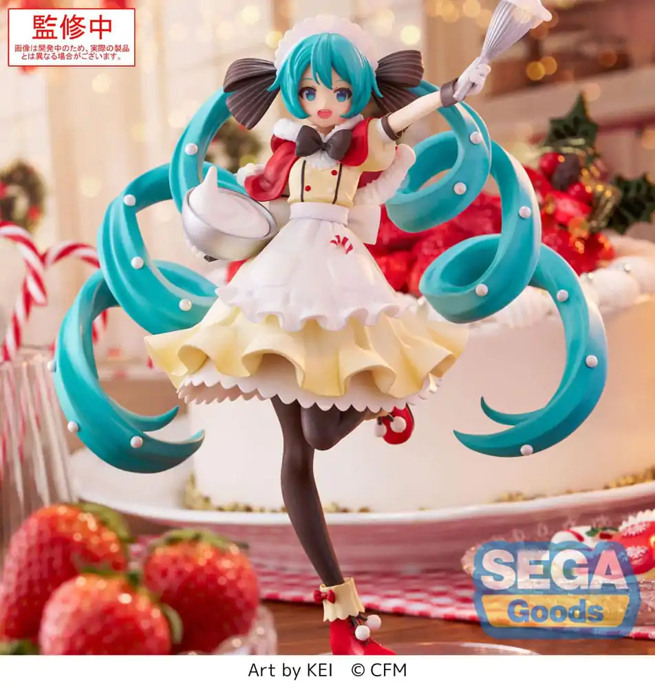 Character Vocal Series 01: Hatsune Miku Luminasta Hatsune Miku Christmas 2025 PVC szobor figura 20 cm termékfotó