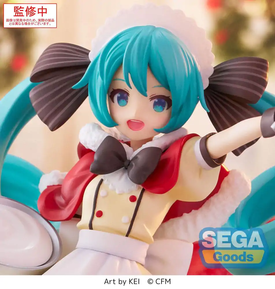 Character Vocal Series 01: Hatsune Miku Luminasta Hatsune Miku Christmas 2025 PVC szobor figura 20 cm termékfotó