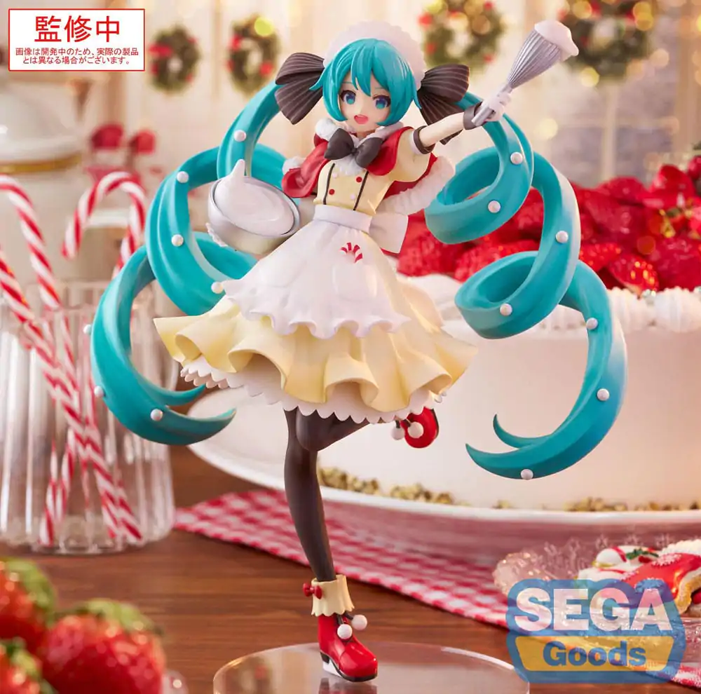 Character Vocal Series 01: Hatsune Miku Luminasta Hatsune Miku Christmas 2025 PVC szobor figura 20 cm termékfotó