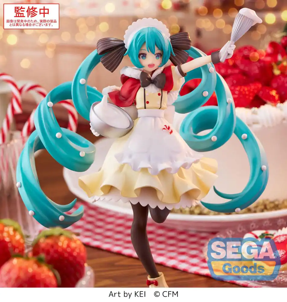 Character Vocal Series 01: Hatsune Miku Luminasta Hatsune Miku Christmas 2025 PVC szobor figura 20 cm termékfotó