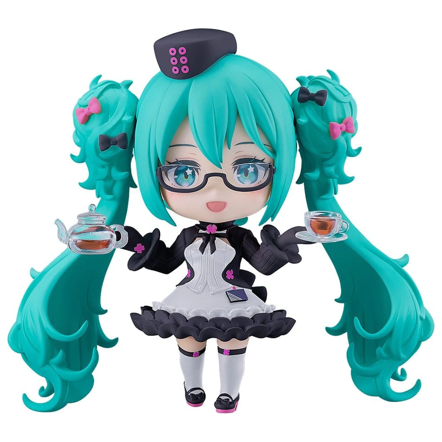 Character Vocal Series 01: Hatsune Miku Nendoroid akciófigura Hatsune Miku: Glasses x Café Ver. 10 cm termékfotó