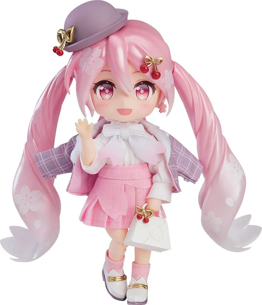 Character Vocal Series 01: Hatsune Miku Nendoroid Doll akciófigura Sakura Miku: Hanami Outfit Ver. 14 cm termékfotó