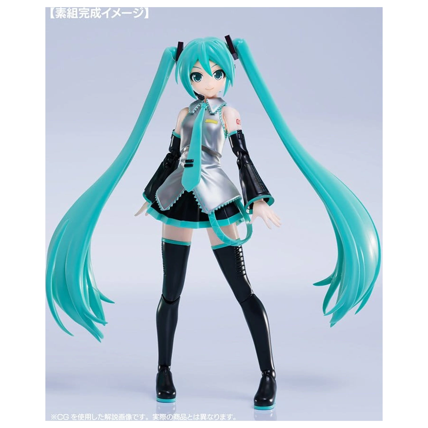 Character Vocal Series 01: Hatsune Miku Plamatea műanyag modell készlet Hatsune Miku 15 cm termékfotó