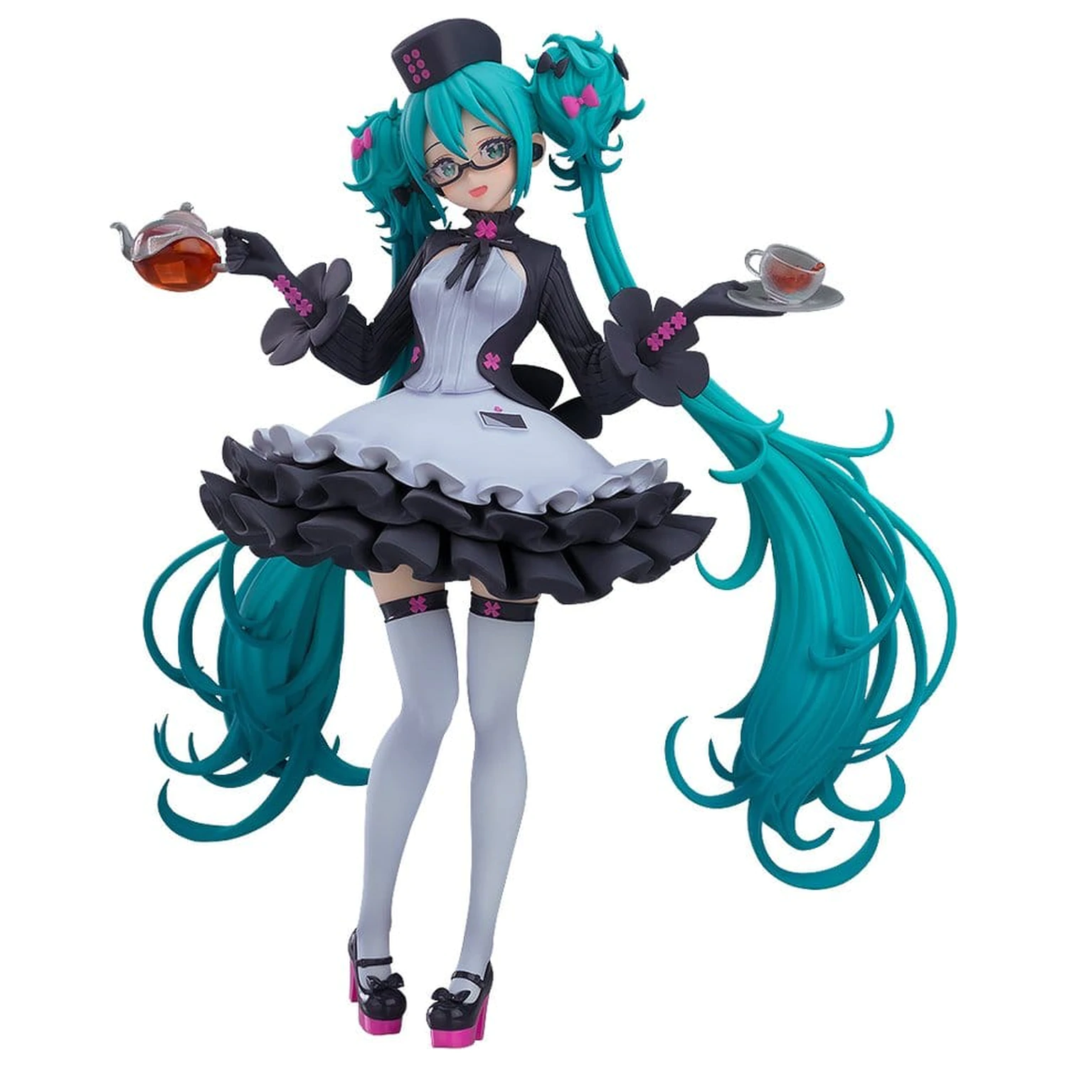 Character Vocal Series 01: Hatsune Miku Pop Up Parade Hatsune Miku: Glass x Café Ver. 18 cm termékfotó