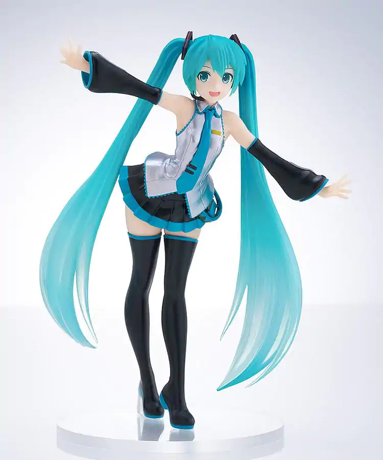 Character Vocal Series 01: Hatsune Miku Pop Up Parade Hatsune Miku: Translucent Color Ver. PVC szobor figura 17 cm termékfotó