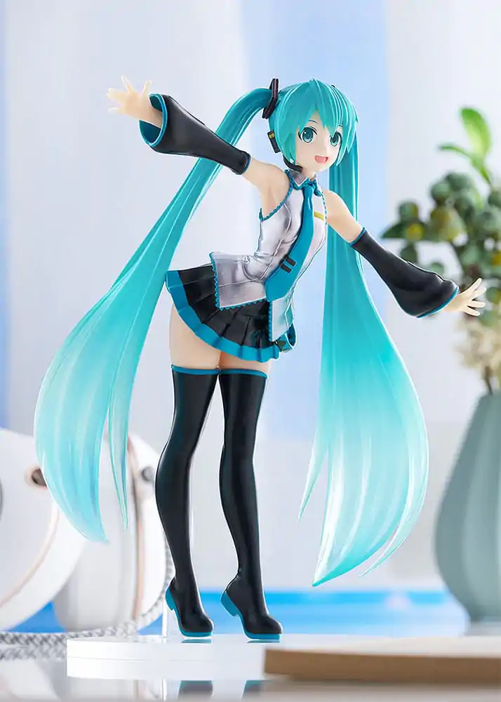 Character Vocal Series 01: Hatsune Miku Pop Up Parade Hatsune Miku: Translucent Color Ver. PVC szobor figura 17 cm termékfotó