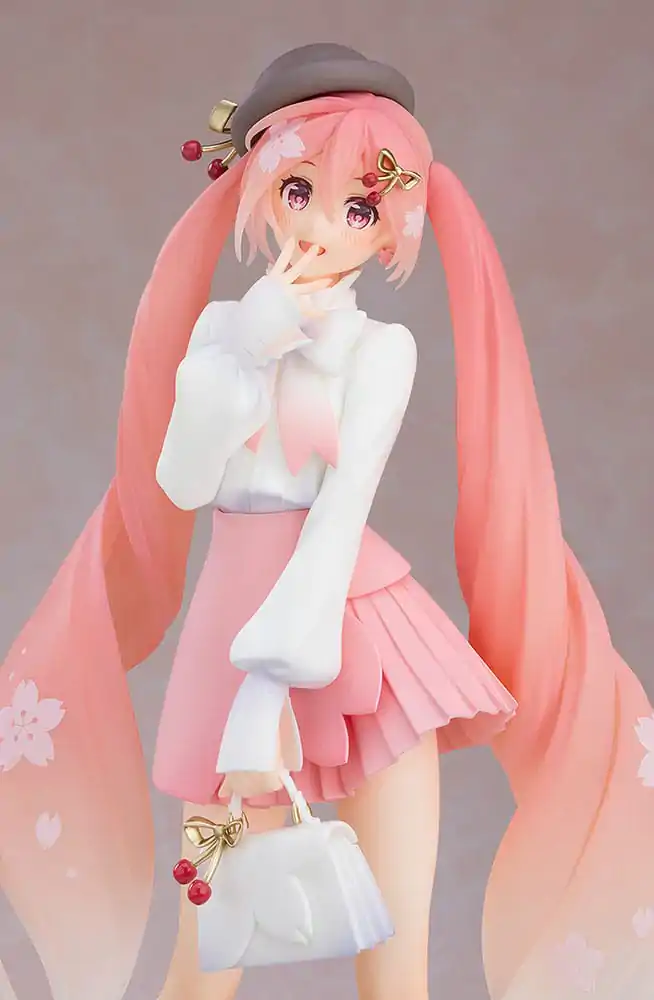 Character Vocal Series 01: Hatsune Miku Pop Up Parade Sakura Miku: Hanami Outfit Ver. PVC szobor figura 23 cm termékfotó