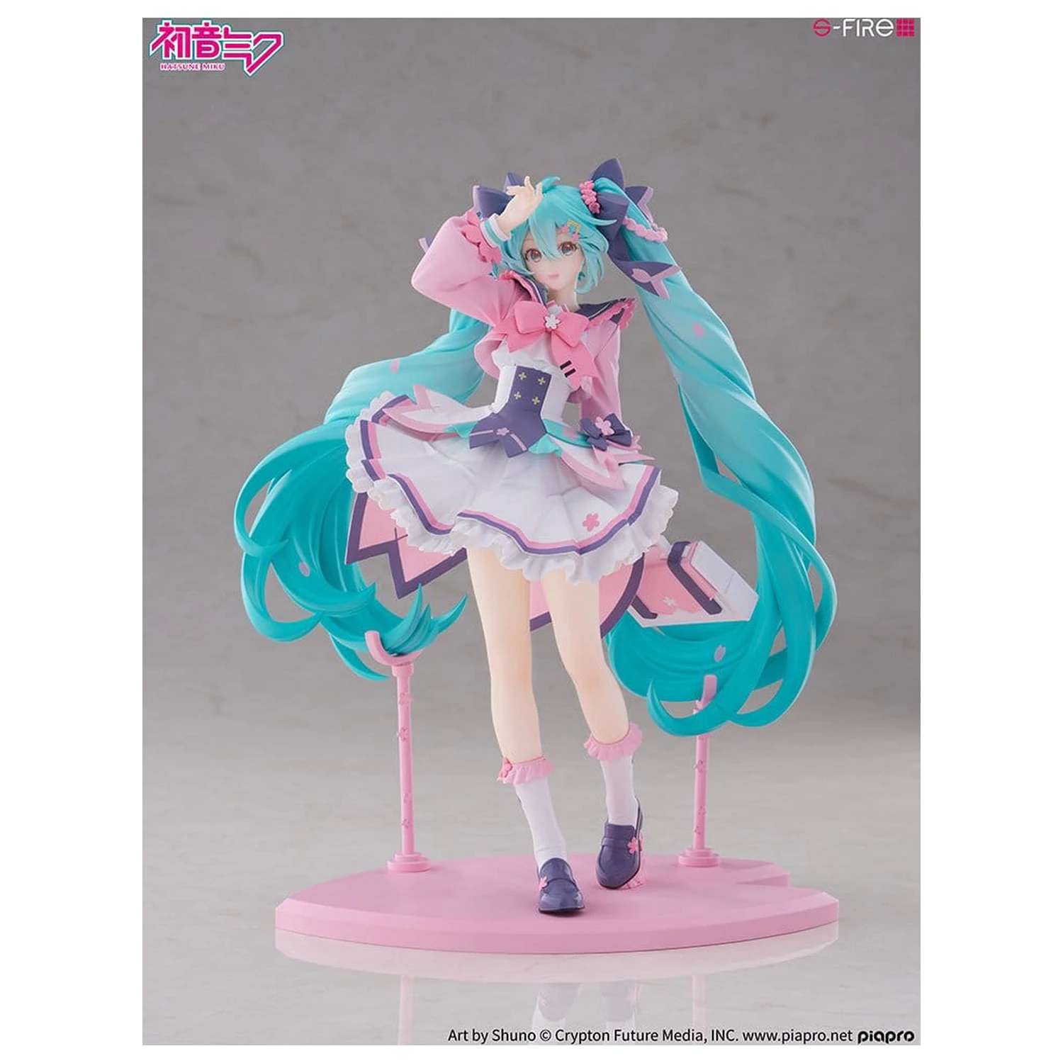 Character Vocal Series 01: Hatsune Miku S-Fire PVC szobor figura 1/7 Hatsune Miku New Semester 23 cm termékfotó