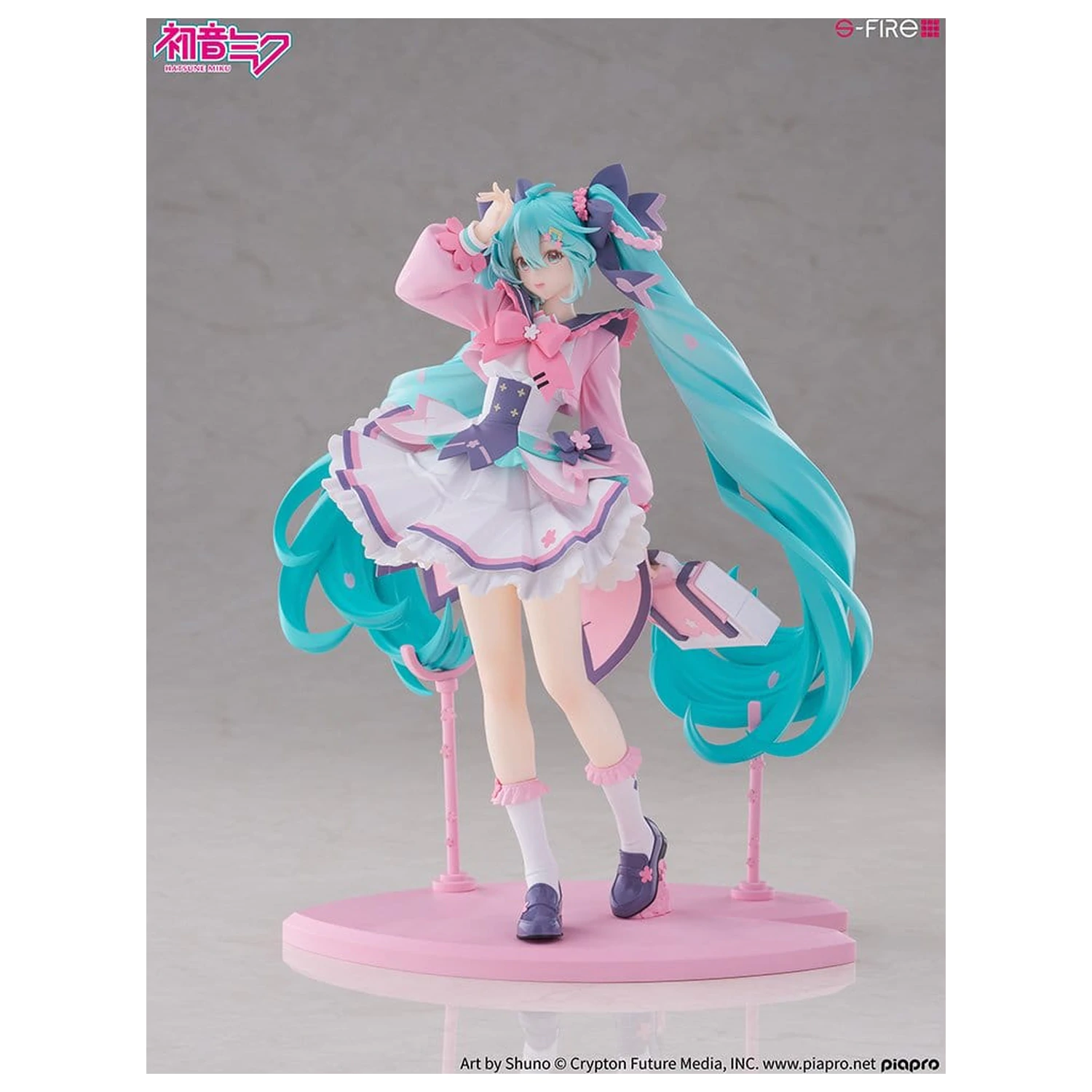 Character Vocal Series 01: Hatsune Miku S-Fire PVC szobor figura 1/7 Hatsune Miku New Semester 23 cm termékfotó