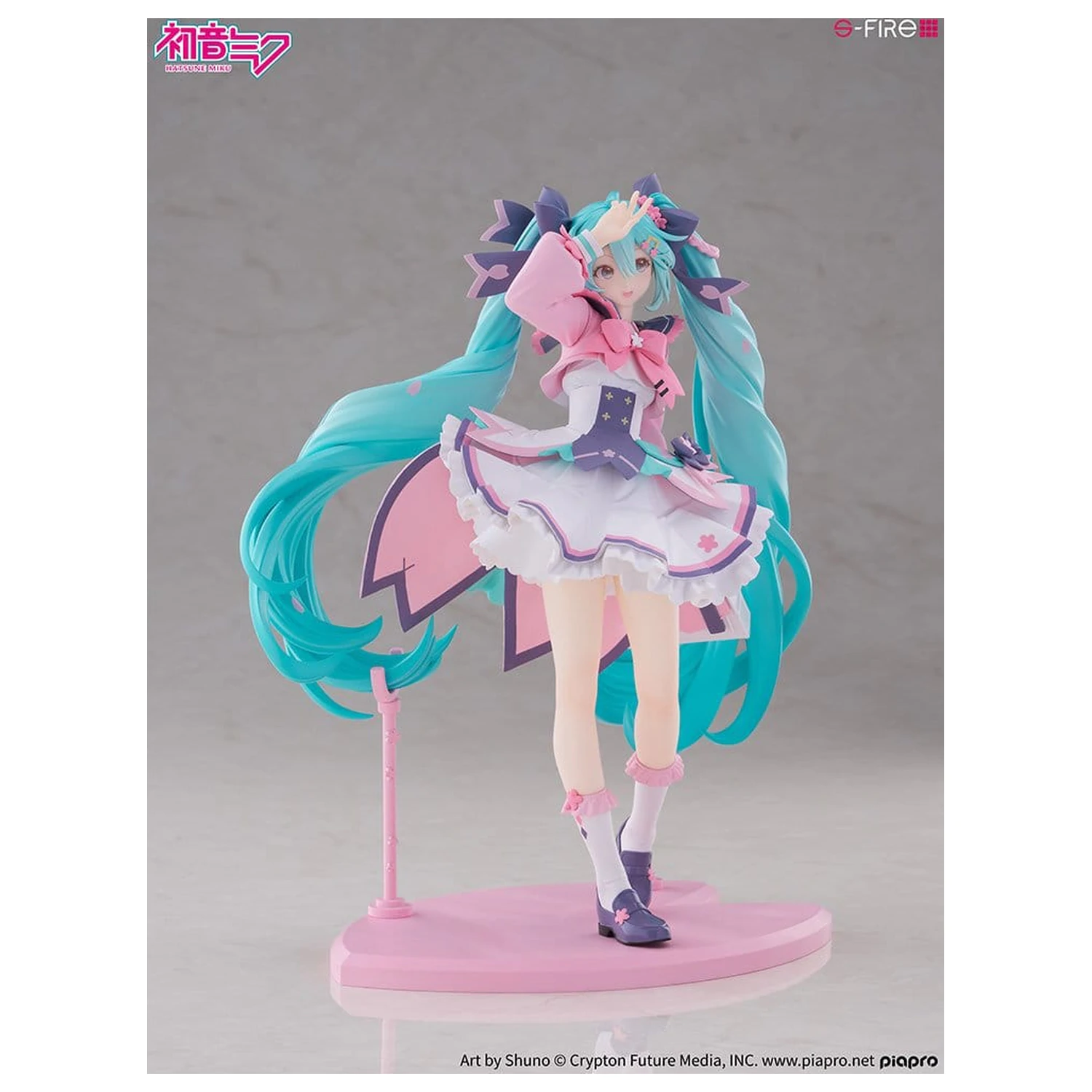 Character Vocal Series 01: Hatsune Miku S-Fire PVC szobor figura 1/7 Hatsune Miku New Semester 23 cm termékfotó