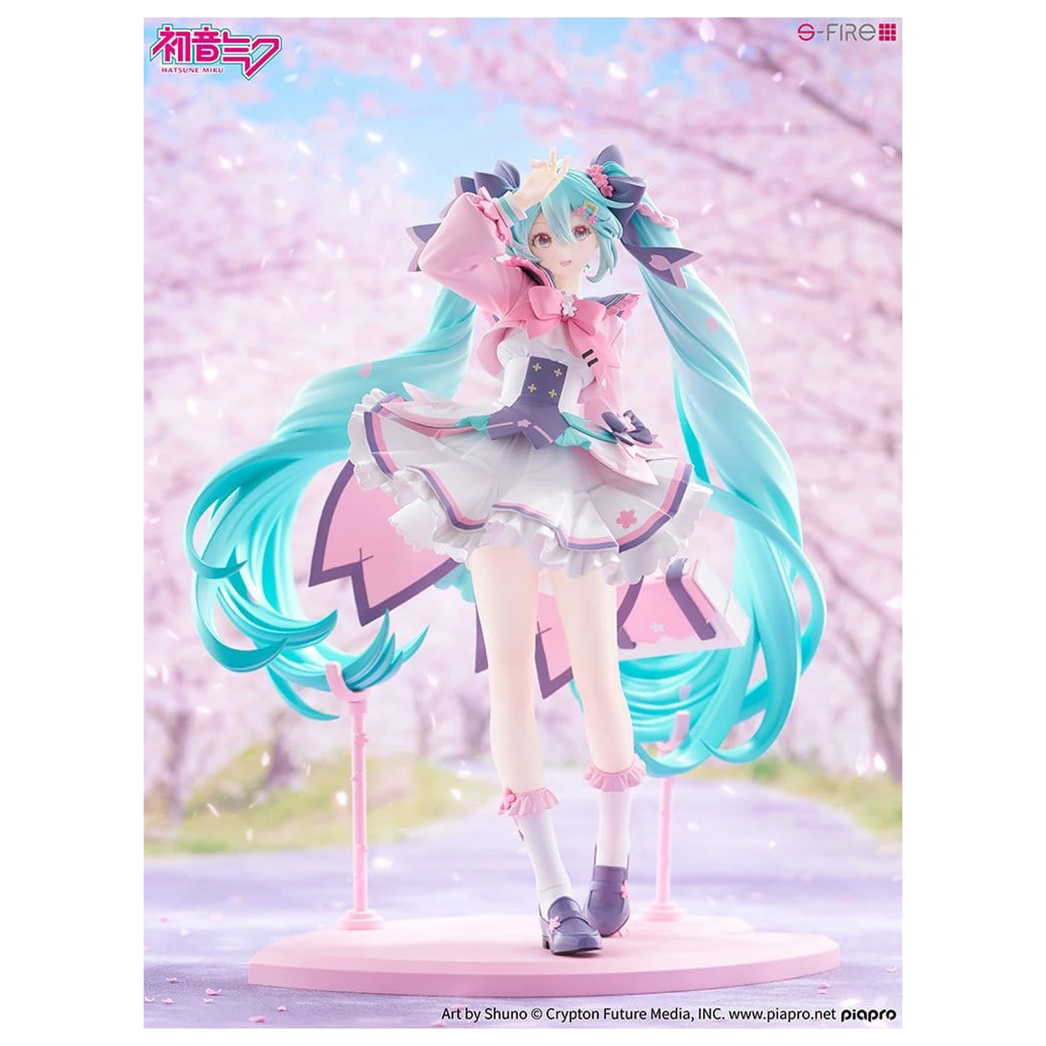 Character Vocal Series 01: Hatsune Miku S-Fire PVC szobor figura 1/7 Hatsune Miku New Semester 23 cm termékfotó