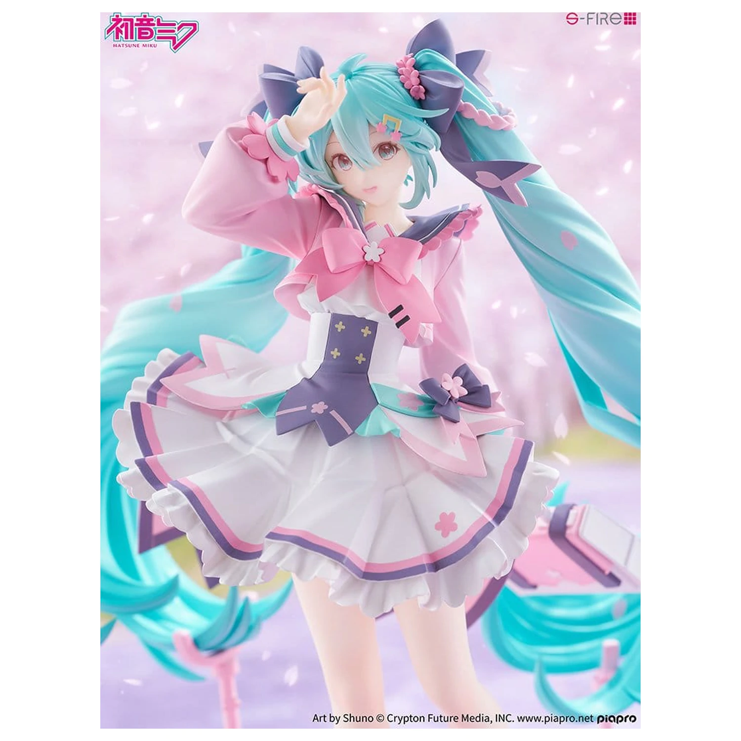 Character Vocal Series 01: Hatsune Miku S-Fire PVC szobor figura 1/7 Hatsune Miku New Semester 23 cm termékfotó