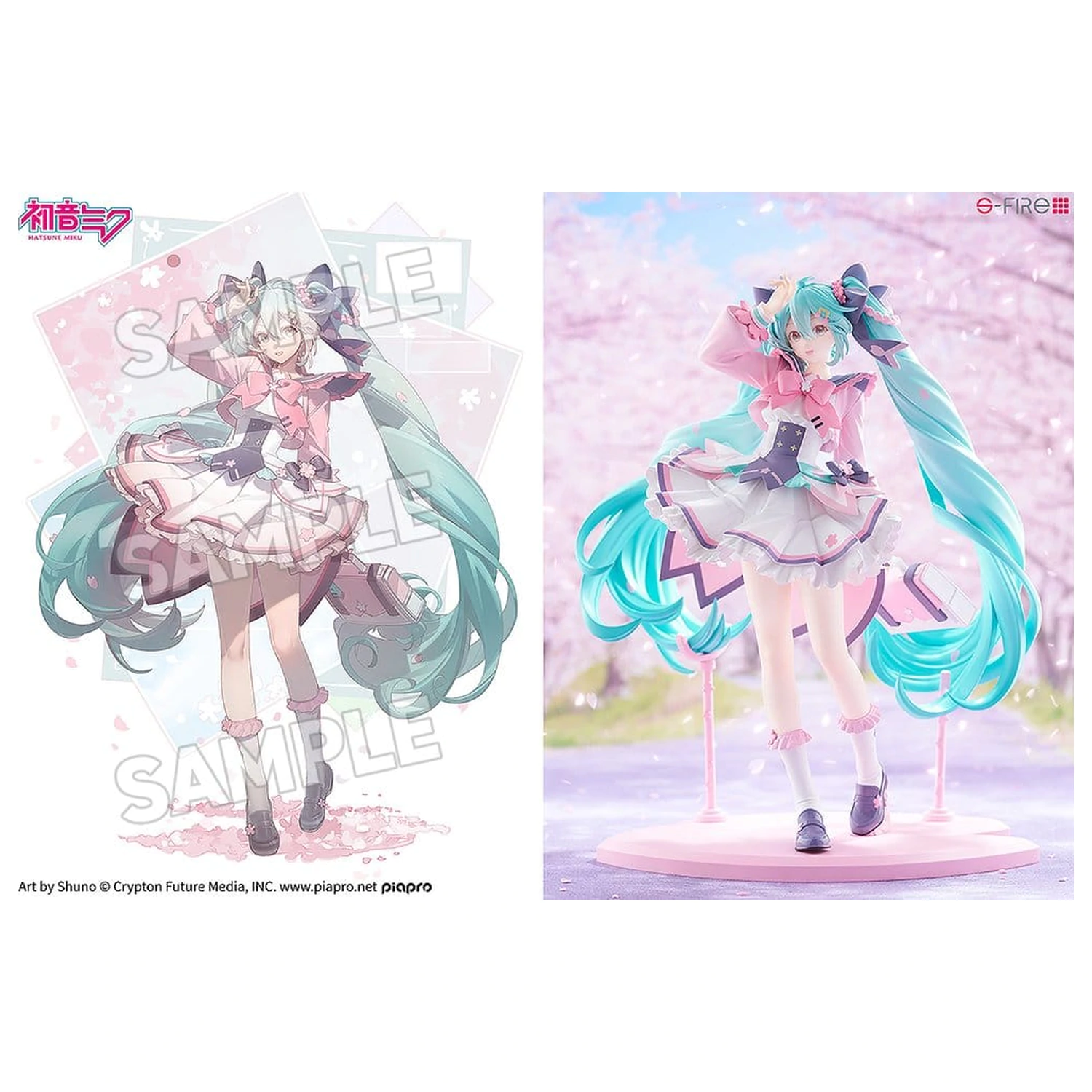 Character Vocal Series 01: Hatsune Miku S-Fire PVC szobor figura 1/7 Hatsune Miku New Semester 23 cm termékfotó