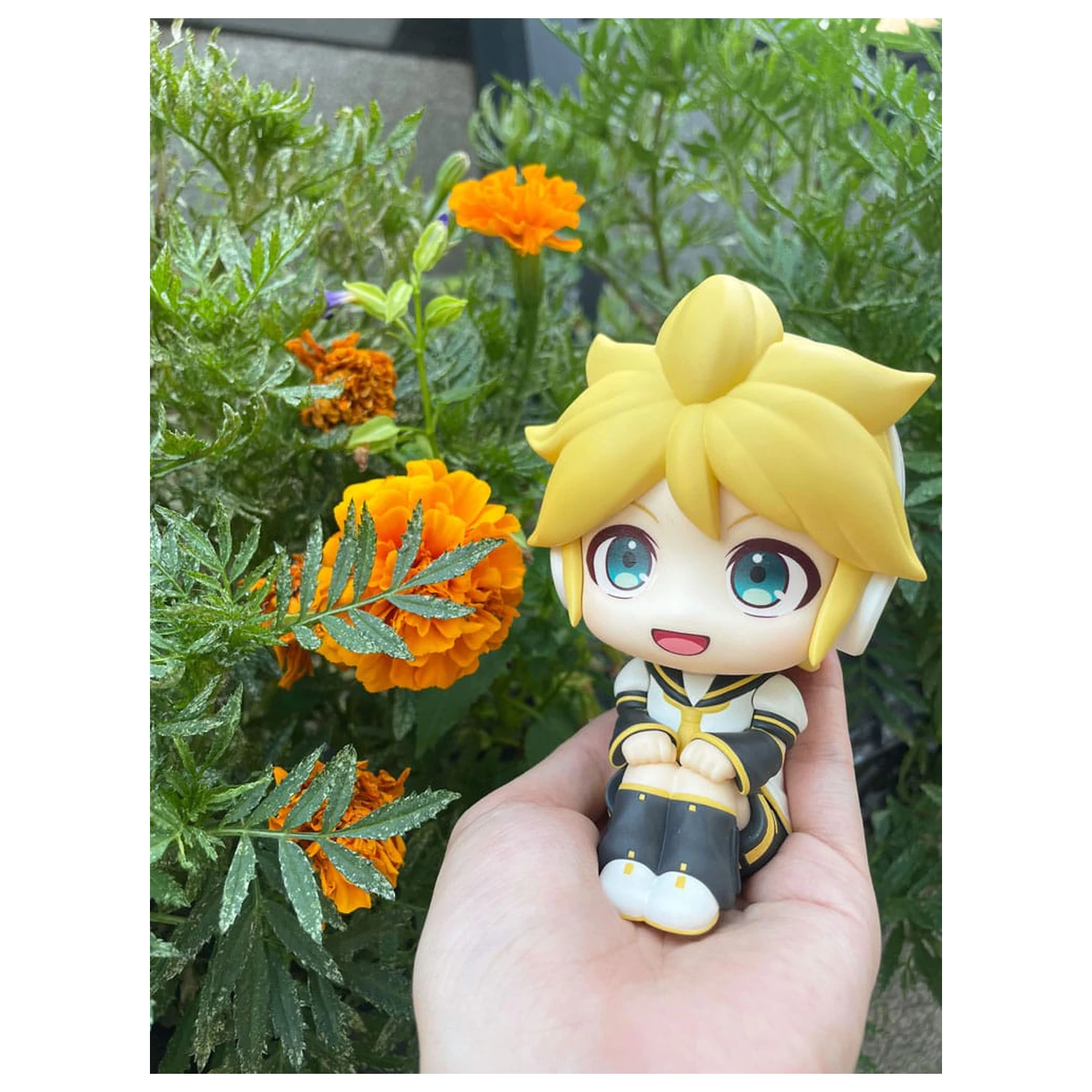 Character Vocal Series: Kagamine Rin/Len Look Up Kagamine Len PVC szobor figura 11 cm  termékfotó