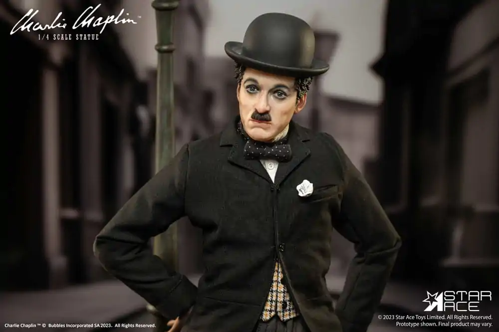 Charlie Chaplin 1/4 Deluxe Version szobor figura 50 cm termékfotó