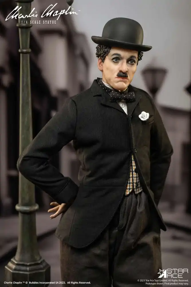 Charlie Chaplin 1/4 Deluxe Version szobor figura 50 cm termékfotó