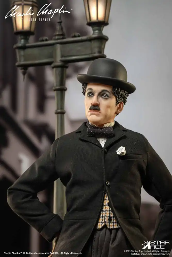 Charlie Chaplin 1/4 Deluxe Version szobor figura 50 cm termékfotó