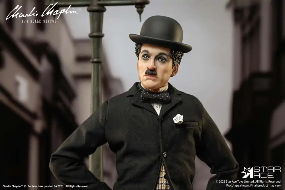 Charlie Chaplin 1/4 Deluxe Version szobor figura 50 cm termékfotó