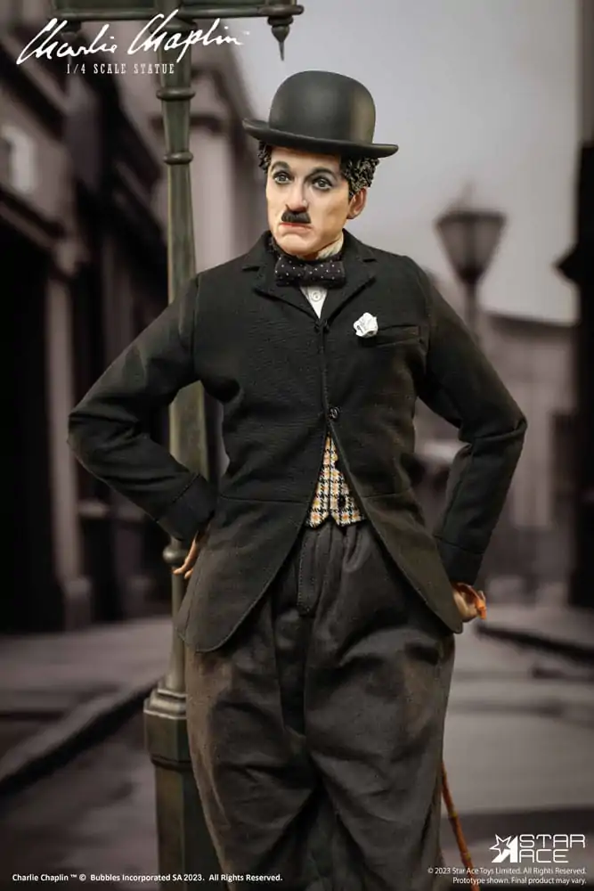 Charlie Chaplin 1/4 Deluxe Version szobor figura 50 cm termékfotó