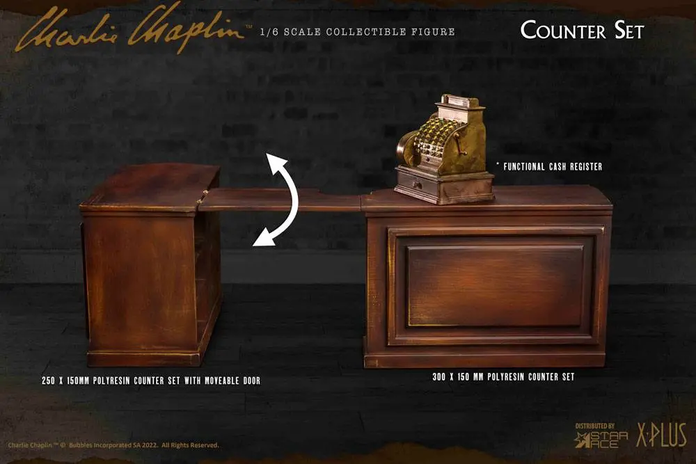 Charlie Chaplin My Favourite Movie Accessories Set 1/6 Counter Set termékfotó