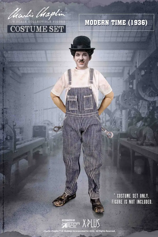 Charlie Chaplin My Favourite Movie Costume Set 1/6 Costume B (Worker) termékfotó