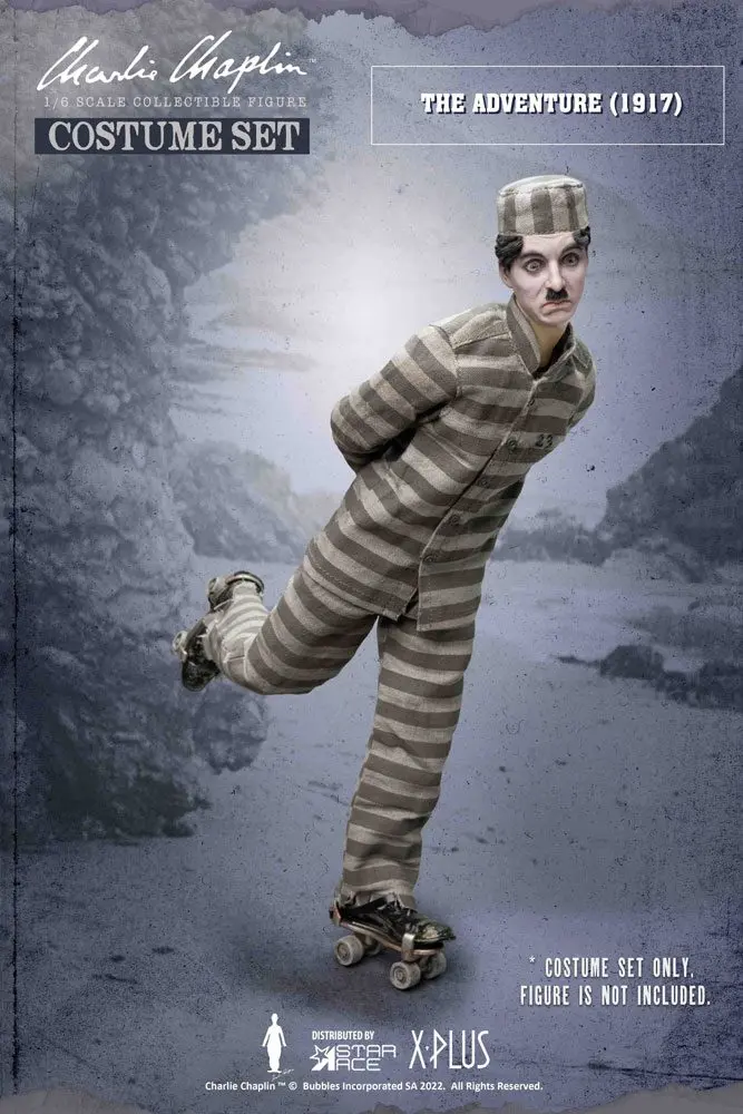 Charlie Chaplin My Favourite Movie Costume Set 1/6 Costume C (Prisoner) termékfotó