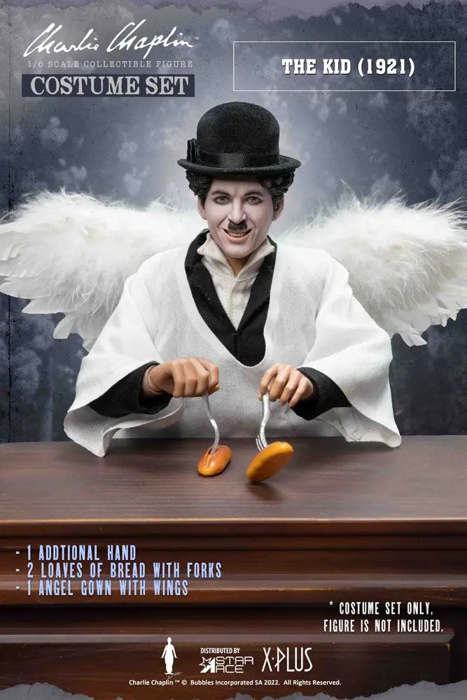 Charlie Chaplin My Favourite Movie Costume Set 1/6 Costume D (Angel) termékfotó