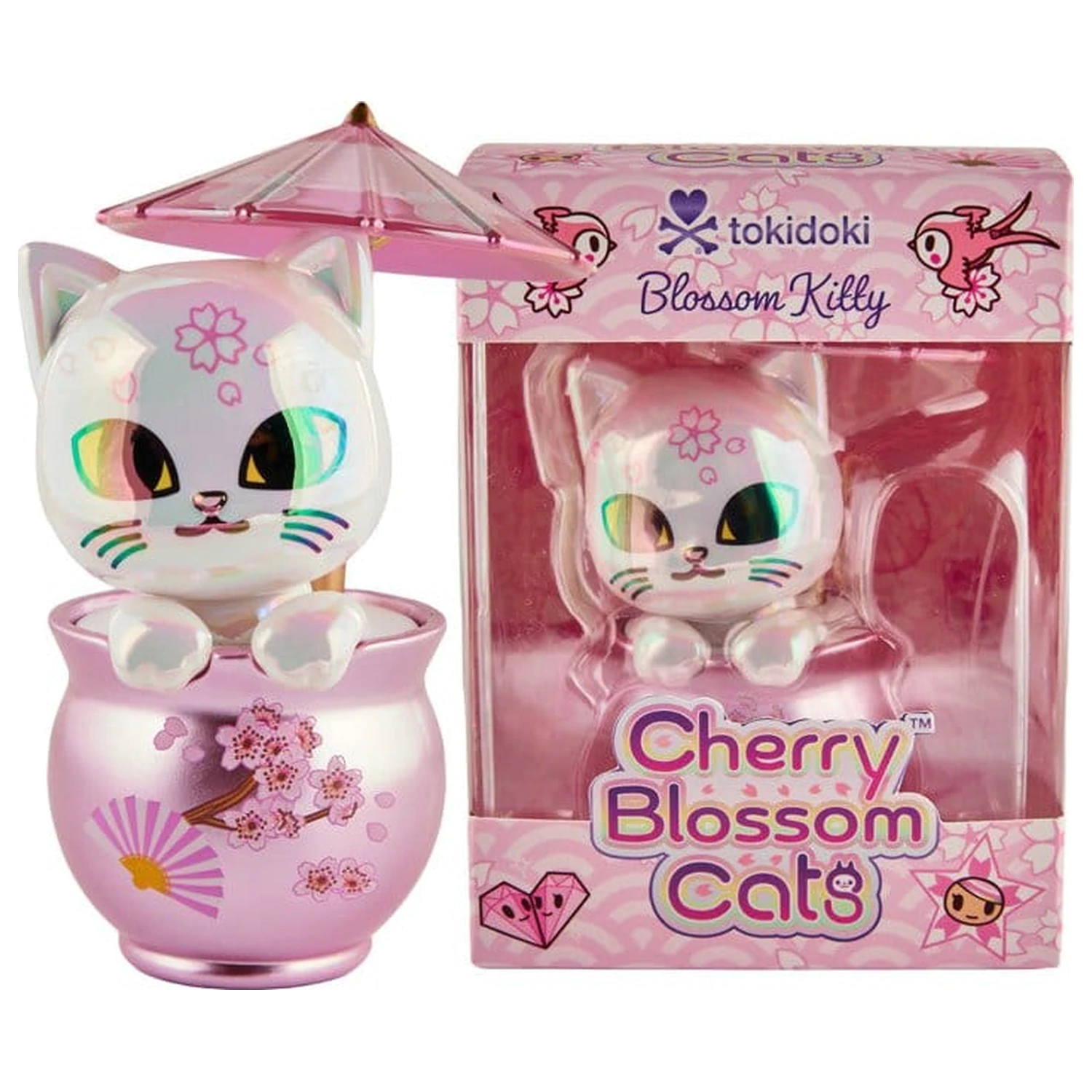 Cherry Blossom Cats Window Box figura Kitty Special Edition  termékfotó