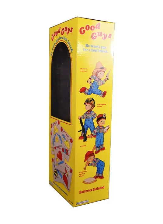 Child's Play 2 1/1 Good Guys Screen Accurate Box replika termékfotó