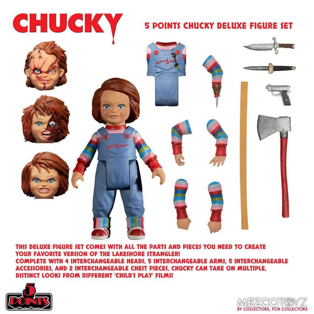 Child´s Play 5 Points akciófigura Chucky 10 cm termékfotó
