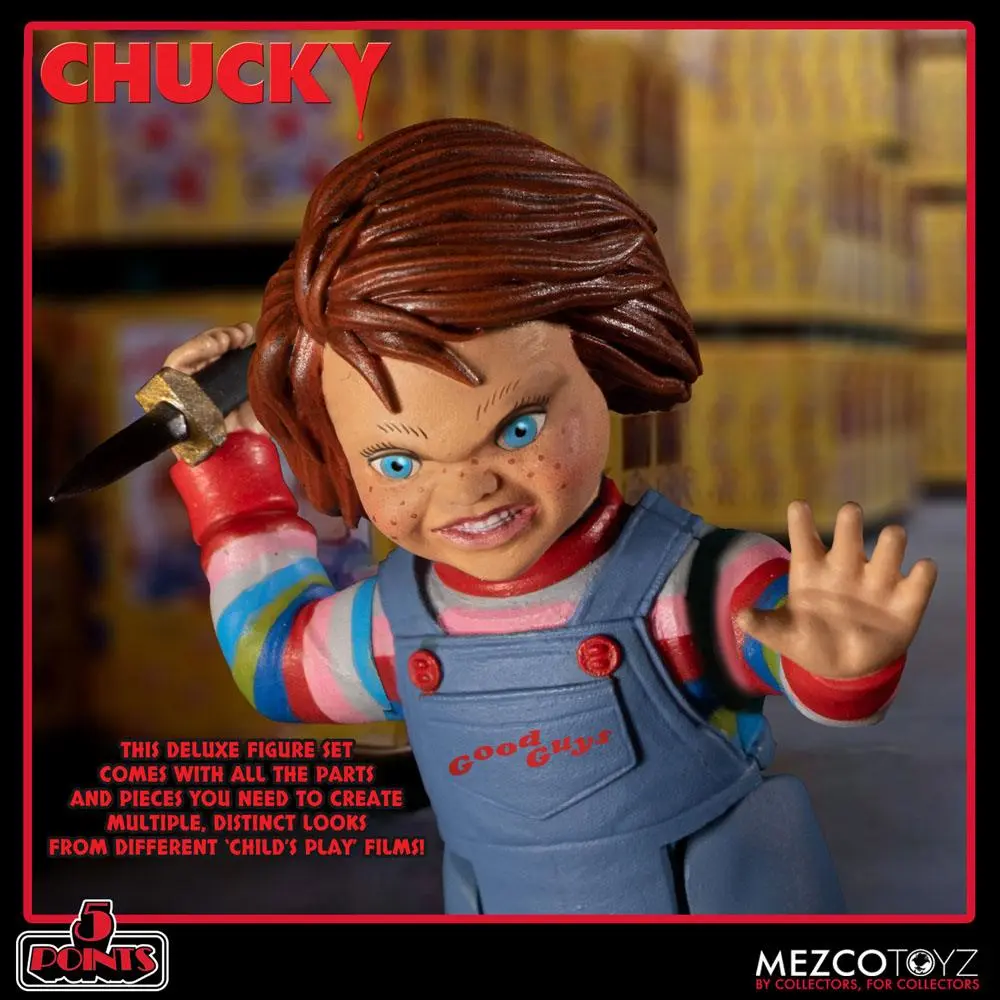 Child´s Play 5 Points akciófigura Chucky 10 cm termékfotó