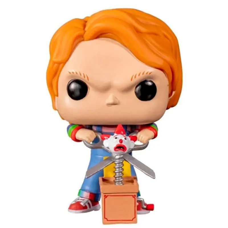 Child´s Play POP! Movies Vinyl Figure Chucky w/Buddy & Giant Scissors 9 cm termékfotó