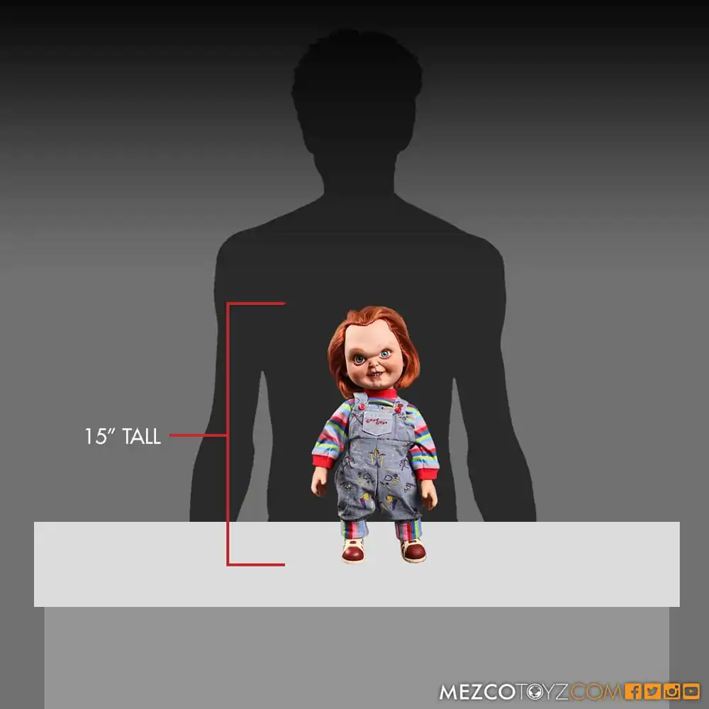 Childs Play Chucky baba hanggal 38cm termékfotó