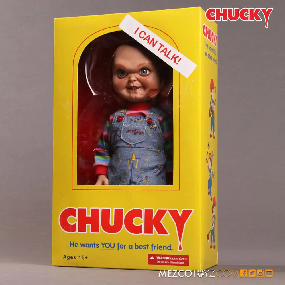 Childs Play Chucky baba hanggal 38cm termékfotó