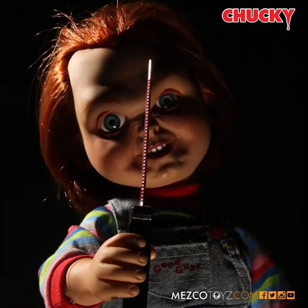 Childs Play Chucky baba hanggal 38cm termékfotó