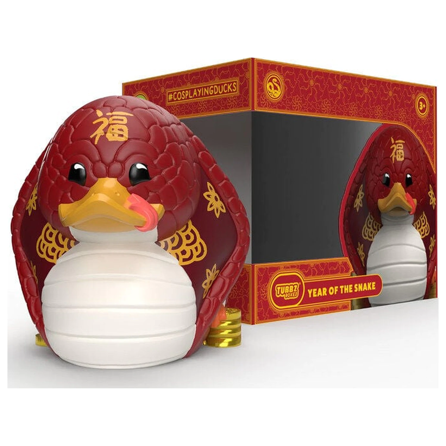 Chinese New Year Snake Tubbz PVC figura 5cm termékfotó