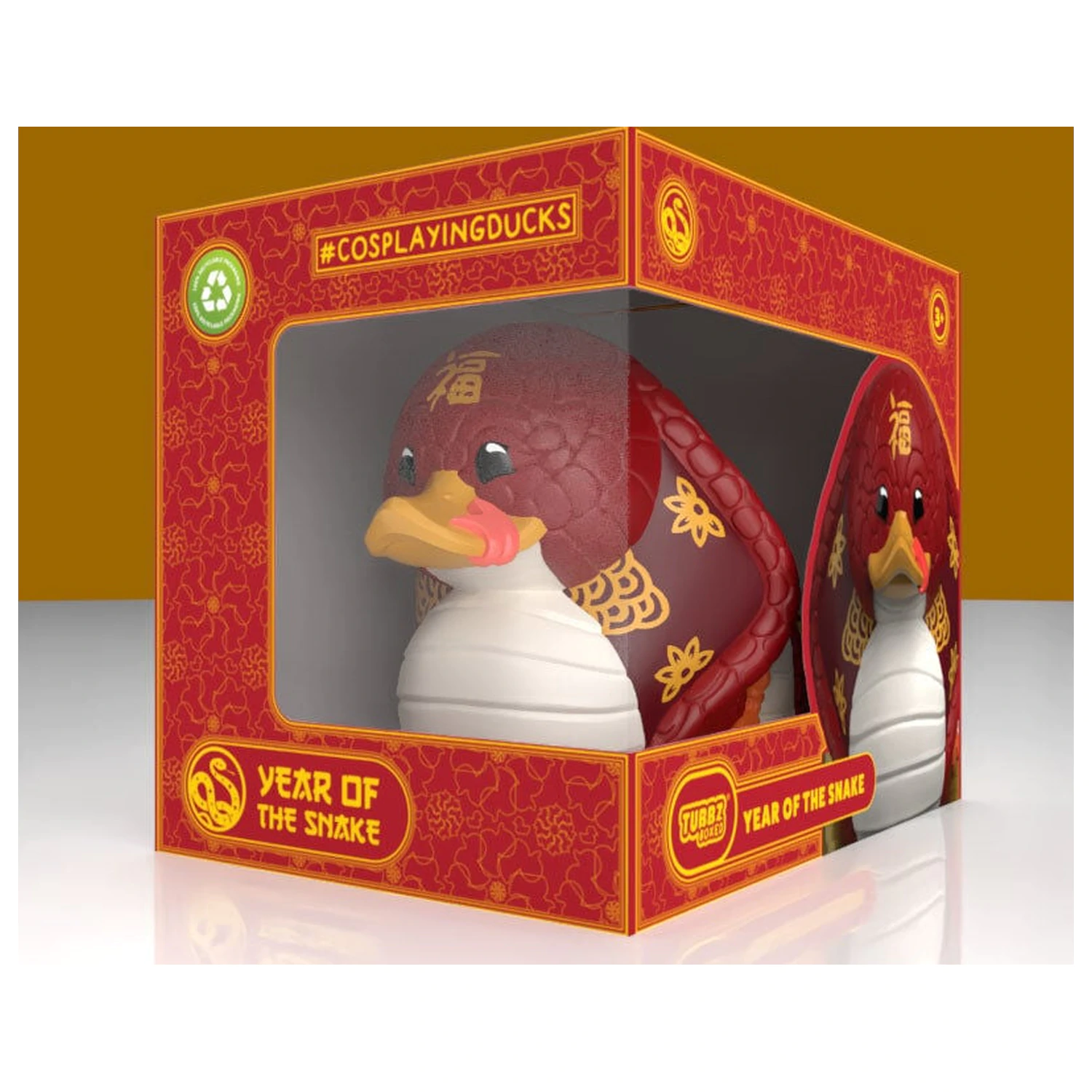 Chinese New Year Snake Tubbz PVC figura 5cm termékfotó