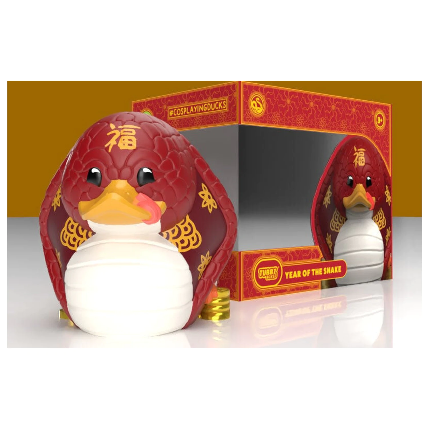 Chinese New Year Snake Tubbz PVC figura 5cm termékfotó